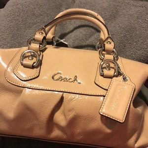 Coach Ashley nude bag